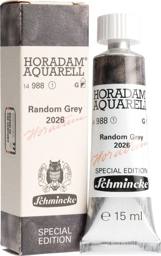 HORADAM Aquarell - 15ml Random Grey 2026 - Limitierter Sonderfarbton - Schmincke 14 988 006