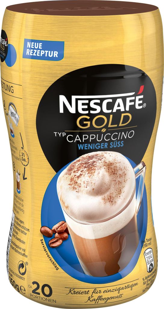 Nescafé Gold  Typ Cappuccino weniger süß | 250g Dose Produktbild 5