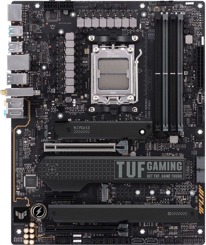ASUS TUF GAMING X670E-PLUS WIFI AMD X670 Sockel AM5 ATX Produktbild 3