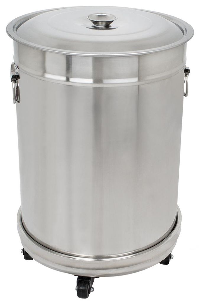 Beeketal Gastro Edelstahl Mülleimer Abfalleimer BGA-1 Produktbild 