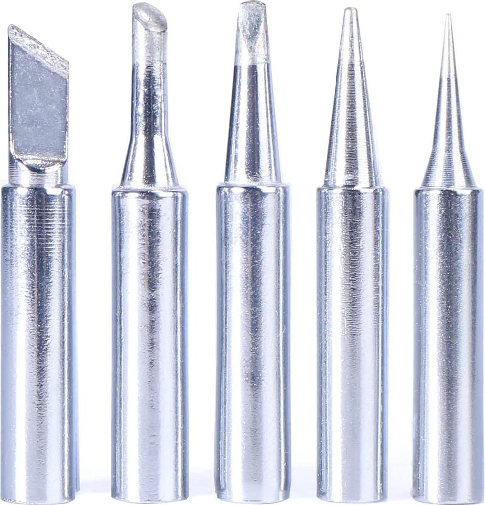 Set mit 5 Spitzen für 110-W-Lötkolben, Serie 902 (I, B, K, 3C, 2.4D)