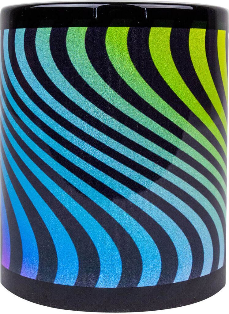 PSYWORK Fluo Cup Neon Motiv Tasse "Neon Waves"