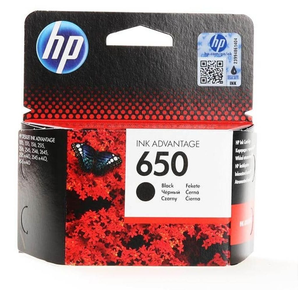 Tusz HP CZ101AE 650 Czarny Zdjęcie produktu 