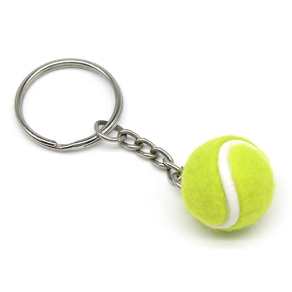 Mini Tennis Ball Schluesselanhaenger Schluesselanhaenger Dekoration Zubehoer Geschenk fuer Sportfans