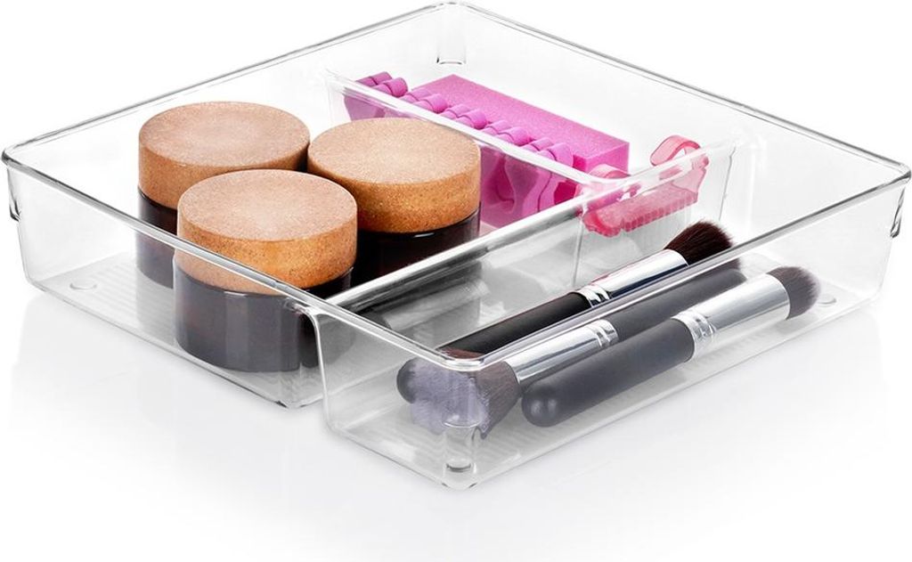 Behälter Organizer Küche Bad Büro Box mit Fächern 23 cm