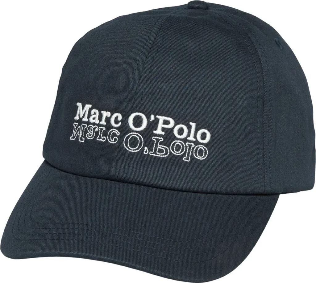Berretto Marc O'Polo Woven Dark Navy | Cotone Organico Certificato