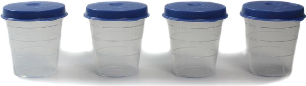 Tupperware Wichtel Behälter Blau 4x60 ml Produktbild 
