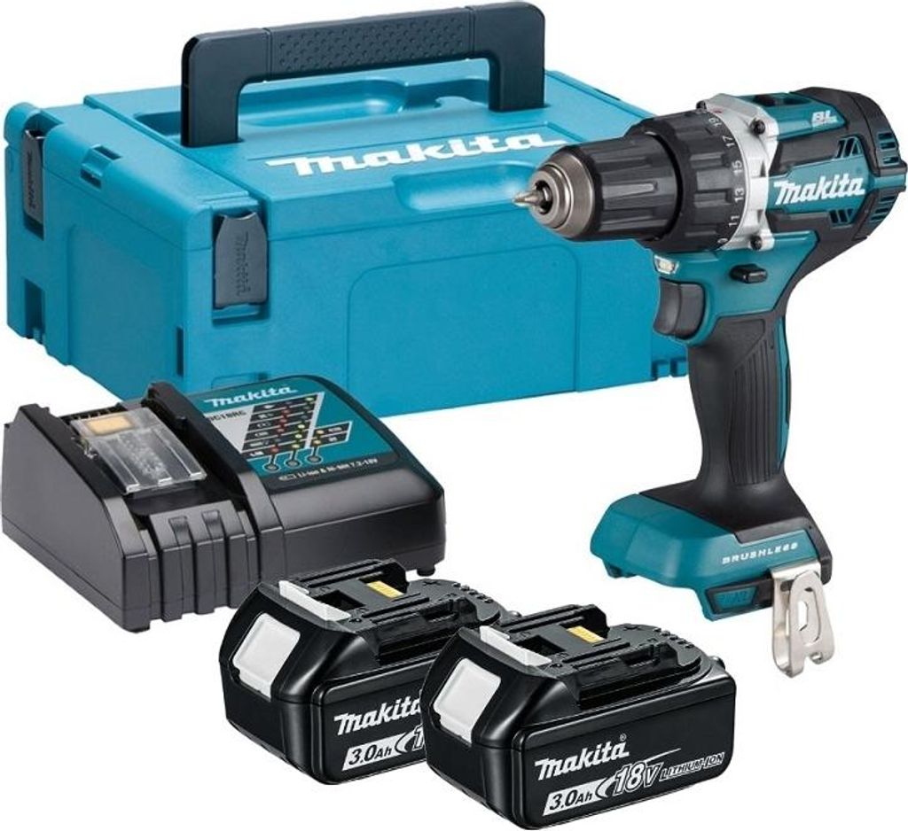 Bldc Akku-Bohrschrauber 18V 2*3.0Ah Li-Lon - M Ddf484Rfj Produktbild 