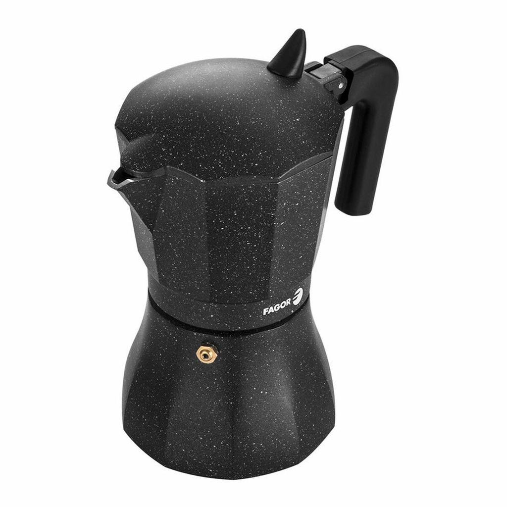 FAGOR Tiramisu Espressokanne – Italienische Kaffeemaschine Aus Alu, Für 9 Tassen, Herdgeeignet (ohne Induktion)