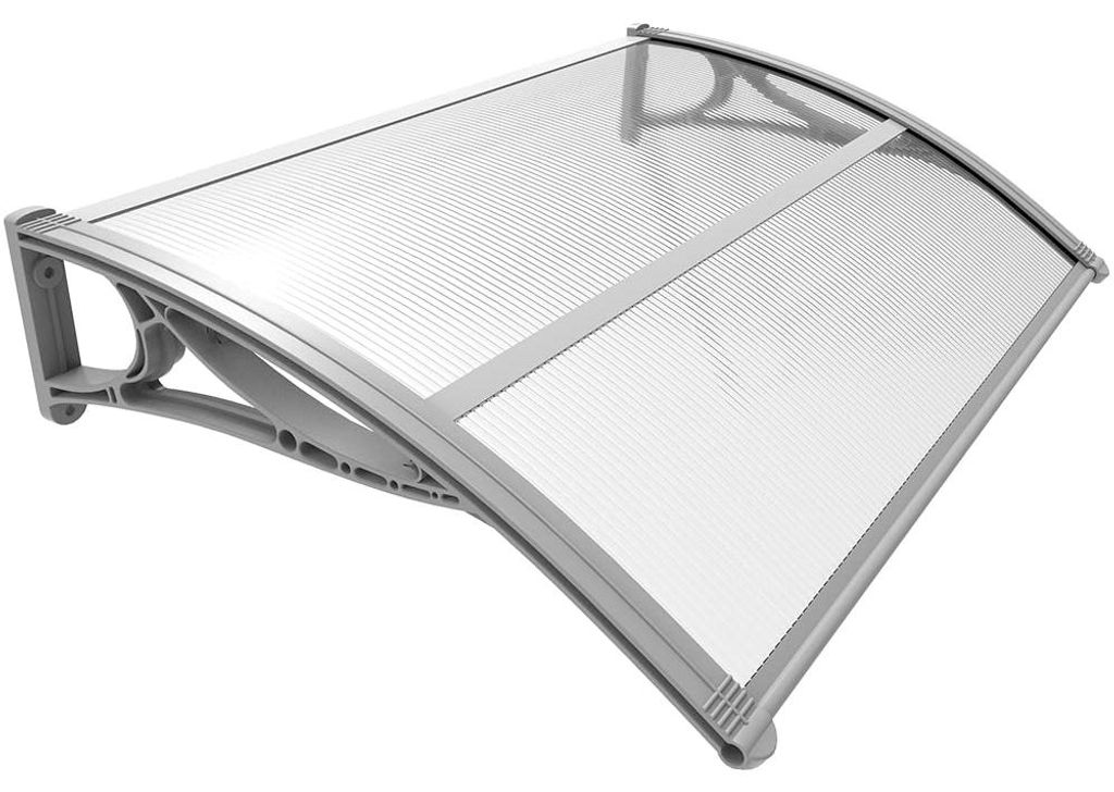 VOUNOT Vordach für Haustür 120 x 80 cm, Überdachung Haustür Produktbild 