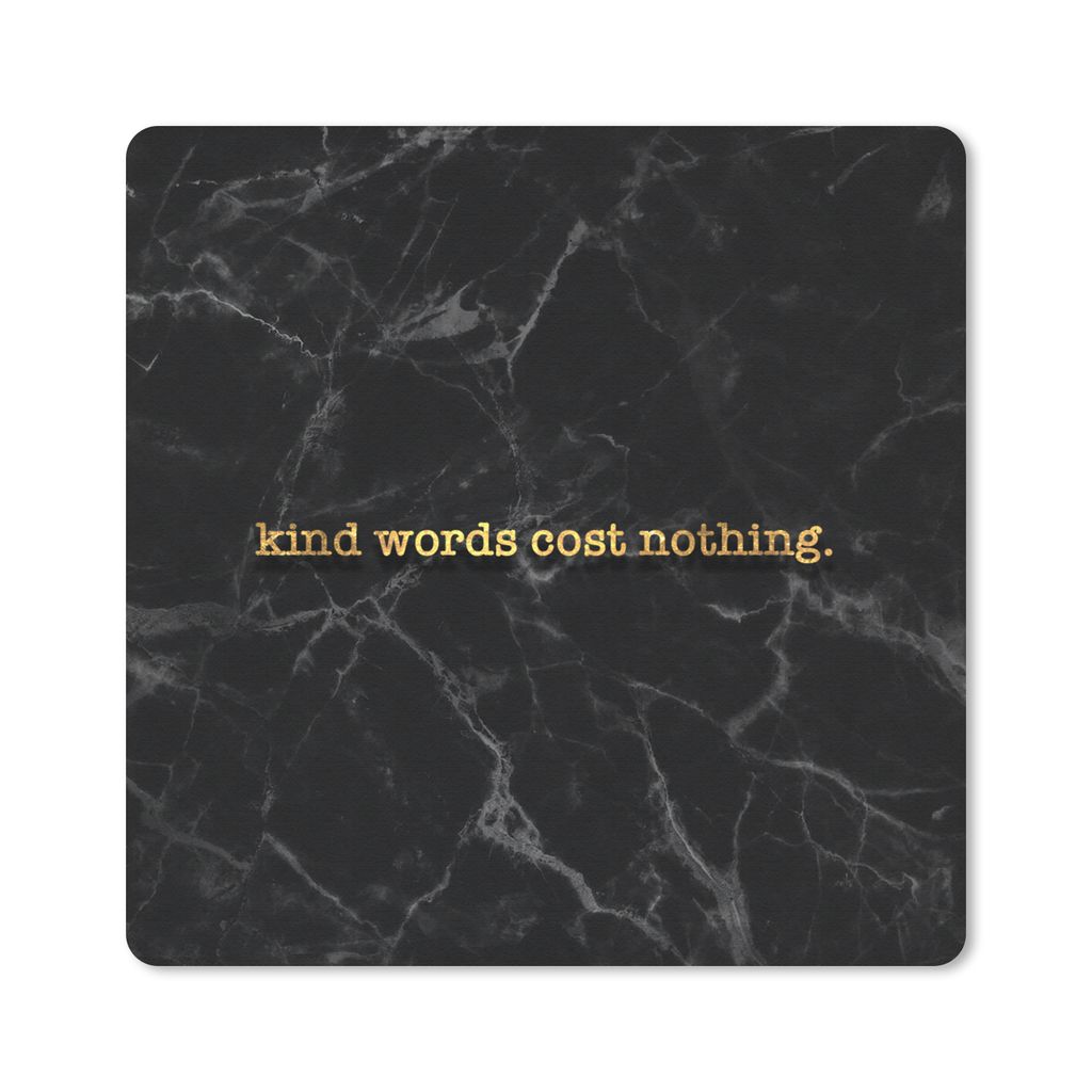 MuchoWow Mauspad Mousepad Zitate - Sprichwörter - Gold - Marmor 30x30 cm - Mousepads - Maus Mat - Pad - Mausunterlage - Gaming