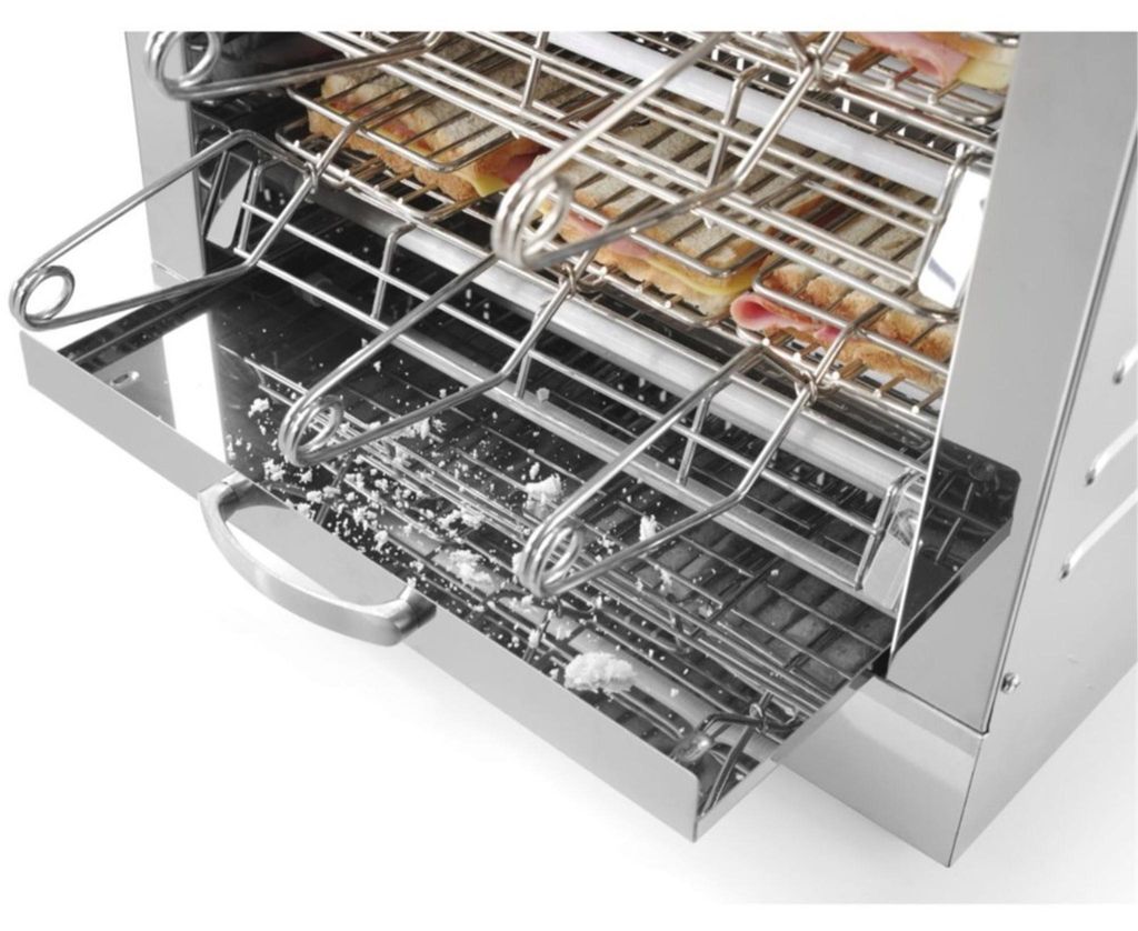 HENDI Toaster met dubbele functie, 6 tangen, 230V, 3000W Productafbeelding 