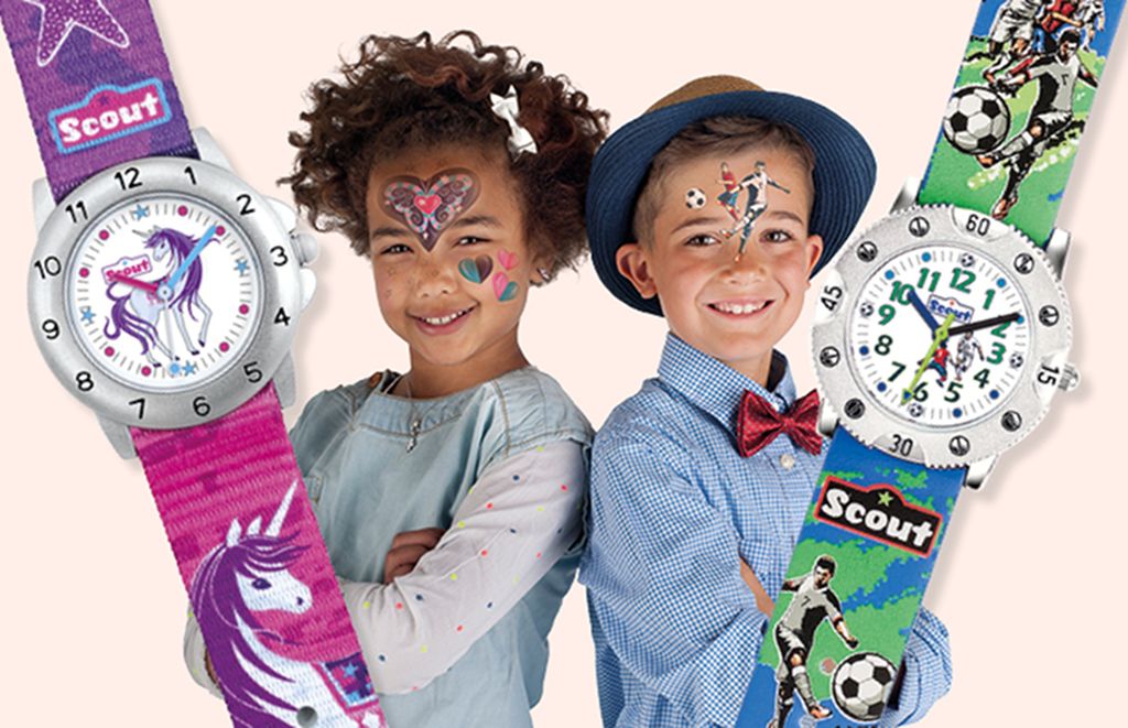 Armbanduhr Scout Kinderuhr Einhorn Krahl Uhren Kinderarmbanduhr