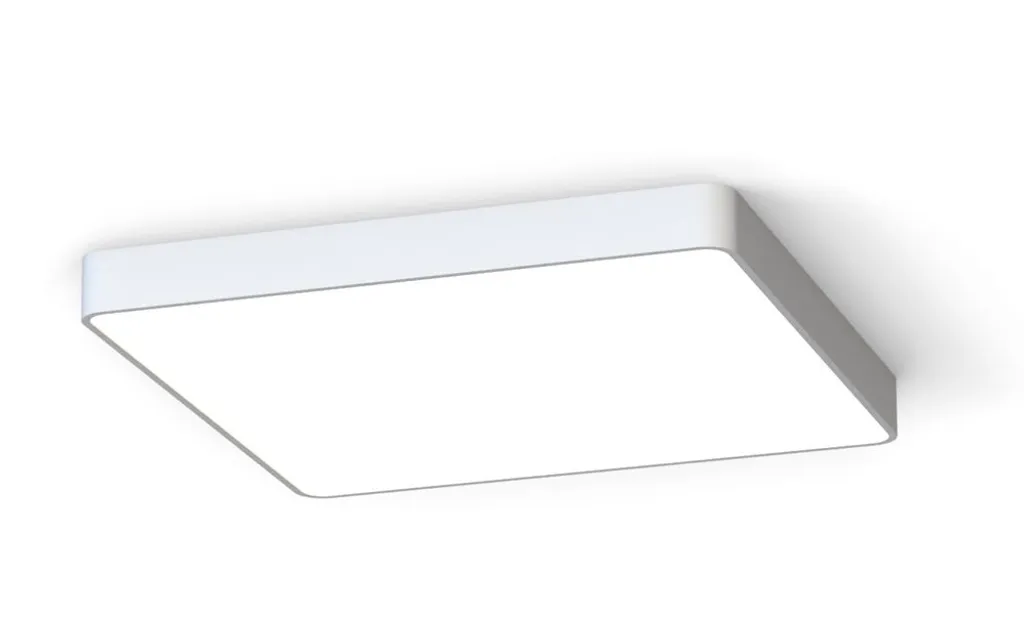 Plafonnier LED Cuisine et Bureau 60x60 cm Design Moderne Blanc 7544 - 2