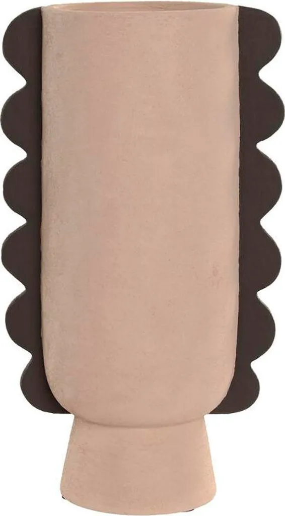 Vase Marron en Faïence ESPRIT - Finition Artisanale et Design Organique