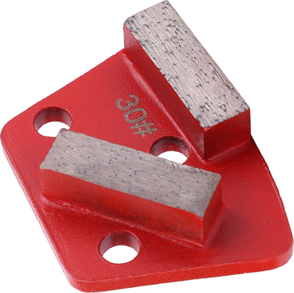 Trapezförmiges Diamantschleifen, Trapezförmige Schleifscheibe, Diamant-Bodenschaber, Trapezförmiges Schleifkissen, Metallbandschaber