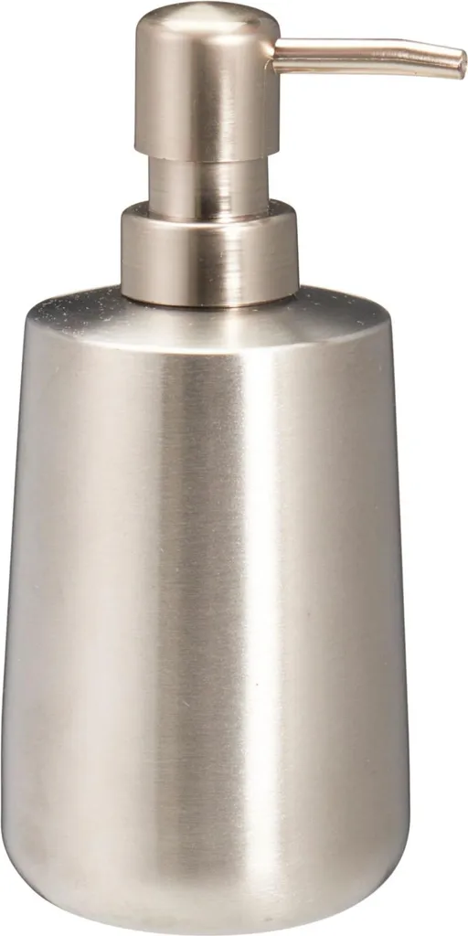 Distributeur de savon en acier inoxydable moderne brillant 8cm