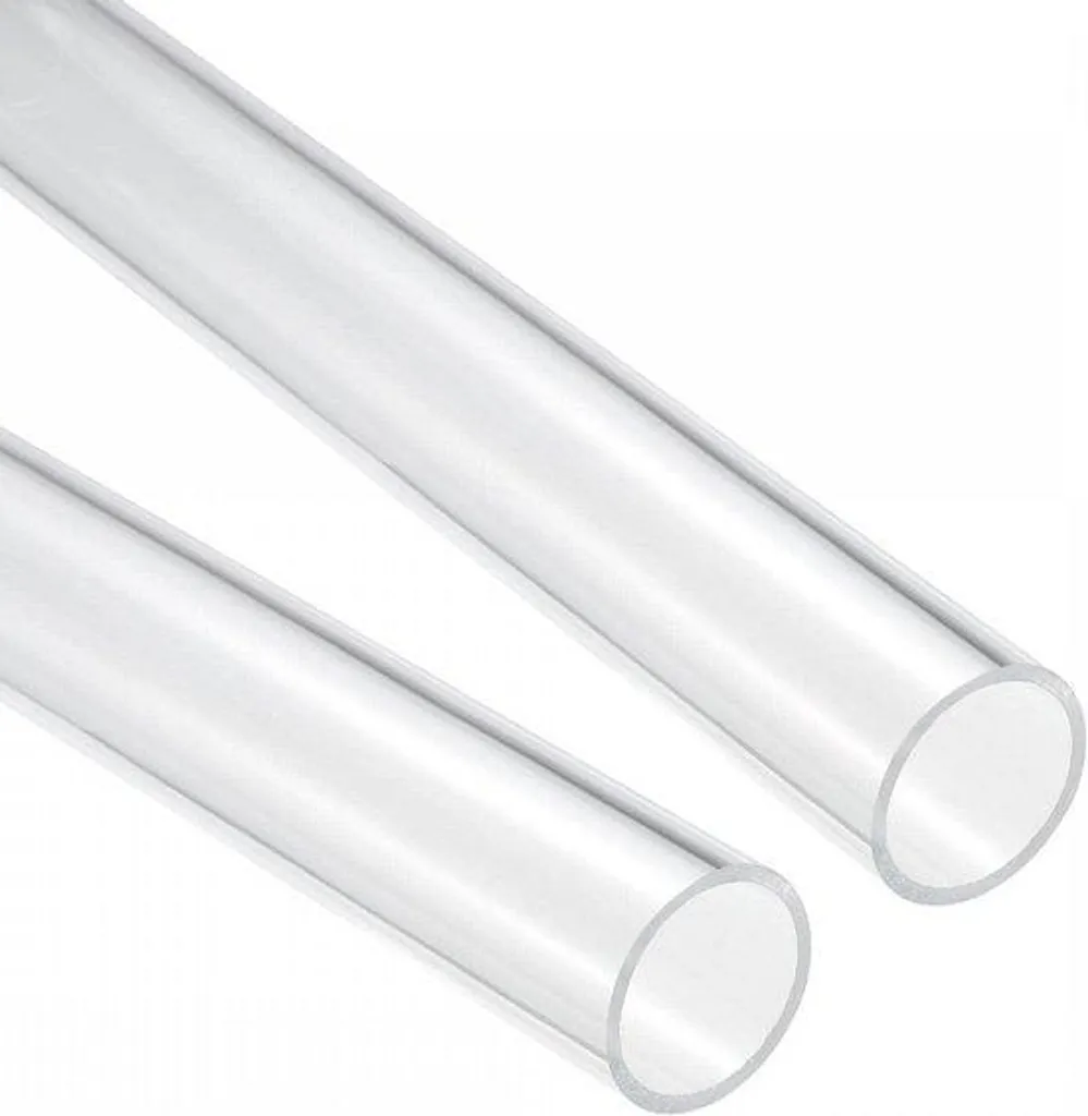 Lot de 2 Tubes en PVC 31/35 mm Longueur 250 mm pour Création Luminaire