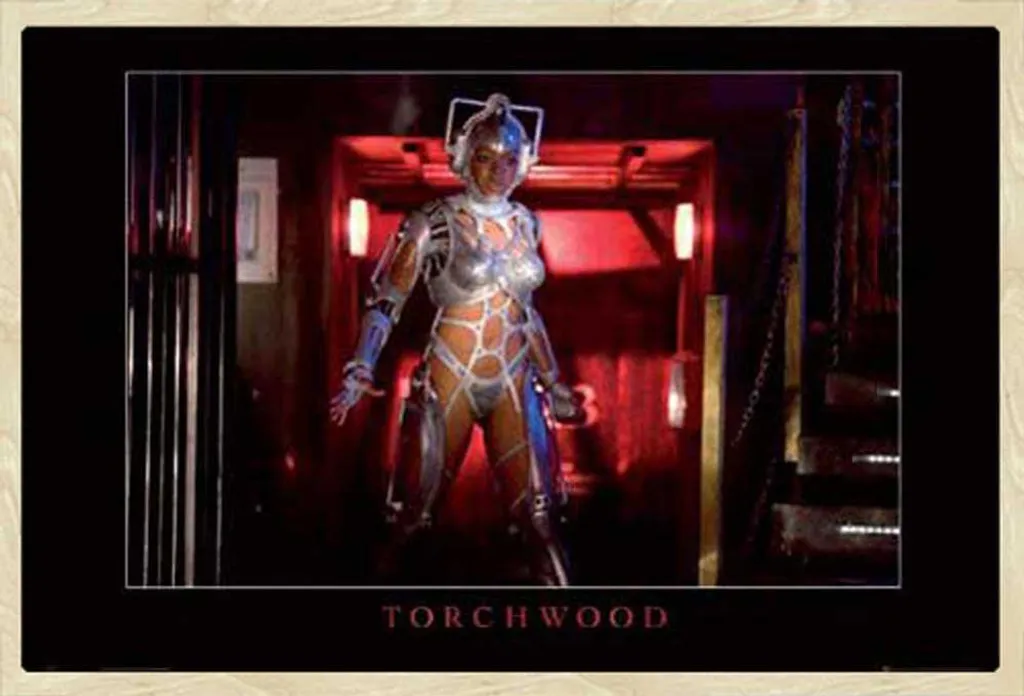 Poster Torchwood Cyberwoman con Cornice Shinsuke Maxi Rovere 61x91,5