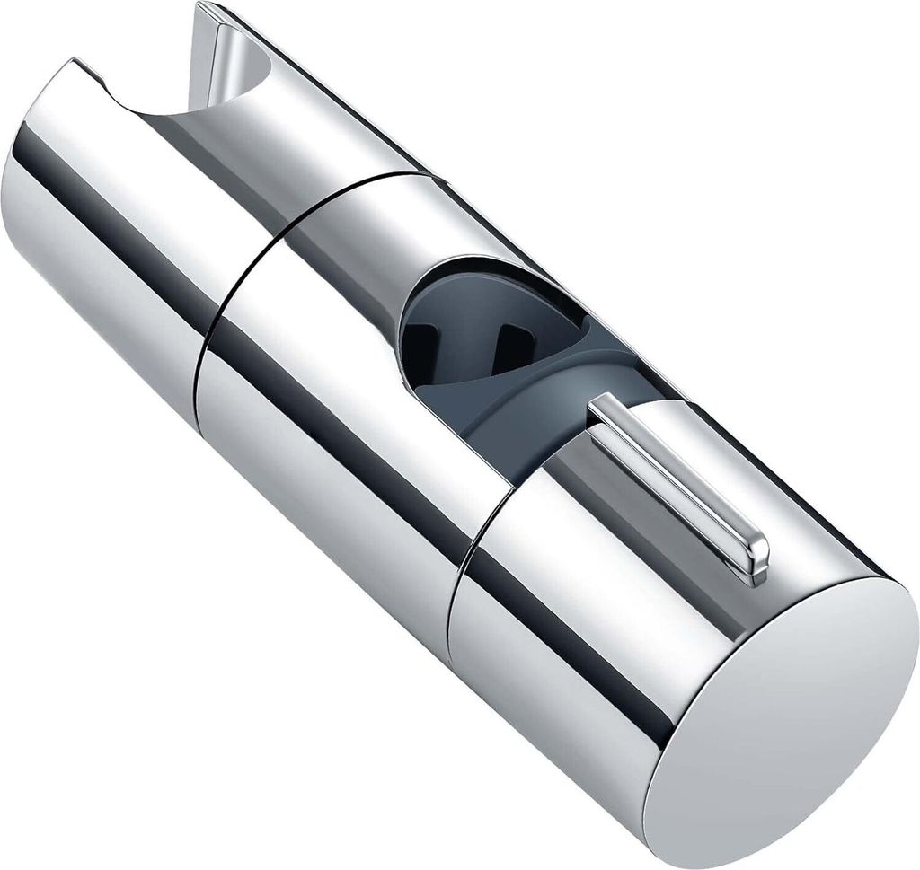 Joyoldelf Universal Handbrause Halterung, 19-25 mm Verstellbar Brausehalter Duschhalterung, Duschkopf Für Badezimmer, ABS Verchromt Duschkopf Halt...