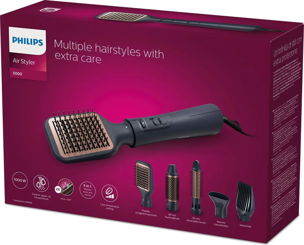 Brosse Soufflante et Coiffante Philips série 5000 Idéale pour le Volume