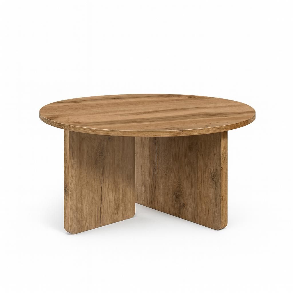 FAVI Couchtisch 60 cm, minimalistisch und zeitlos - Eiche Wotan