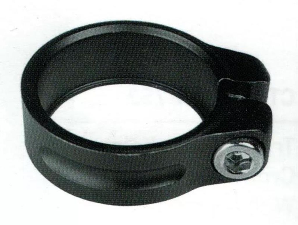 Sattel Klemmschelle 31,8 Alu mit ISK schwarz