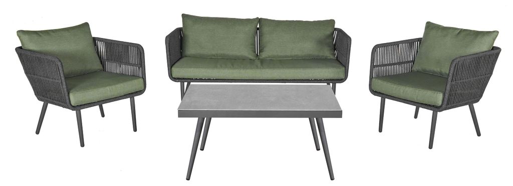LC Garden Saigon Lounge Set Anthrazit/Grau Produktbild 
