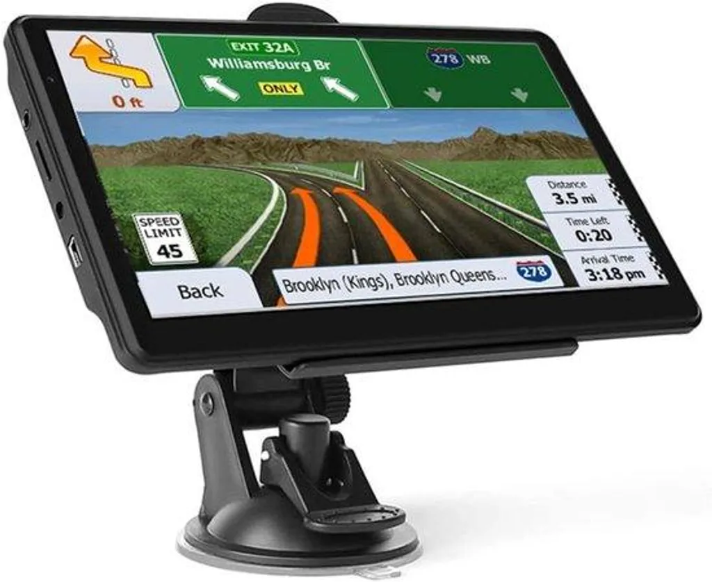 Navigateur GPS Camion et Bus 7" HD, Cartographie Europe 2024 incluse