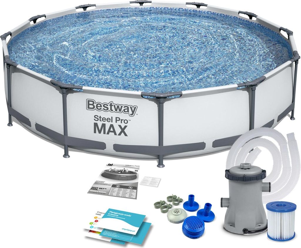 Piscine Ronde Hors Sol Steel Pro Max Installation Rapide Et Image du produit 