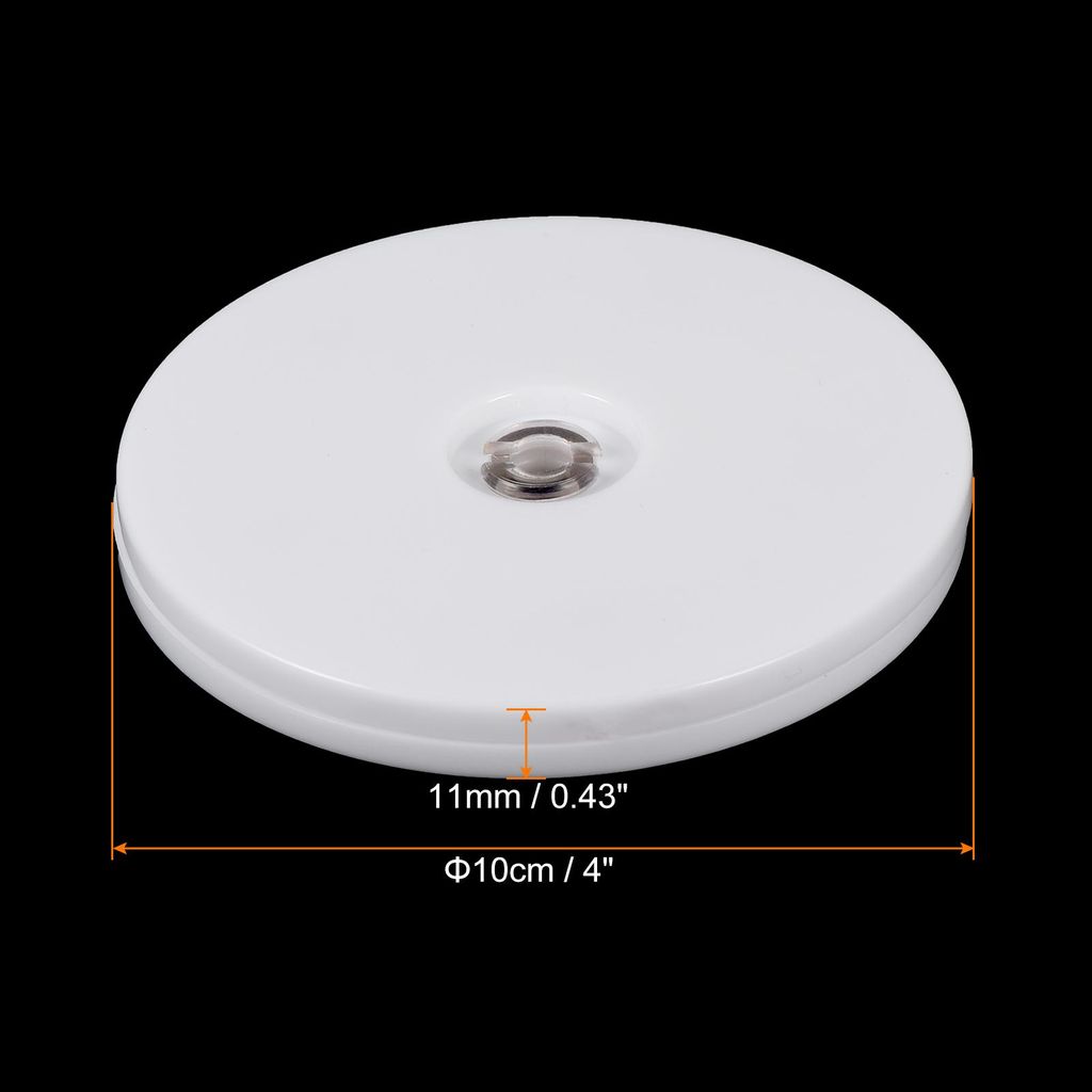 4 Zoll Lazy Susan Drehteller Acryl Kugellager Drehbare Ablage 360 Rotation fš¹r Gewš¹rzregal Tisch Kuchen Kš¹che Vorratsschr?nke Badezimmer T...