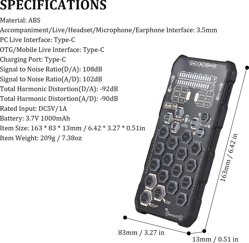 Interface audio pour streaming et chant live avec 6 modes de diffusion - 5