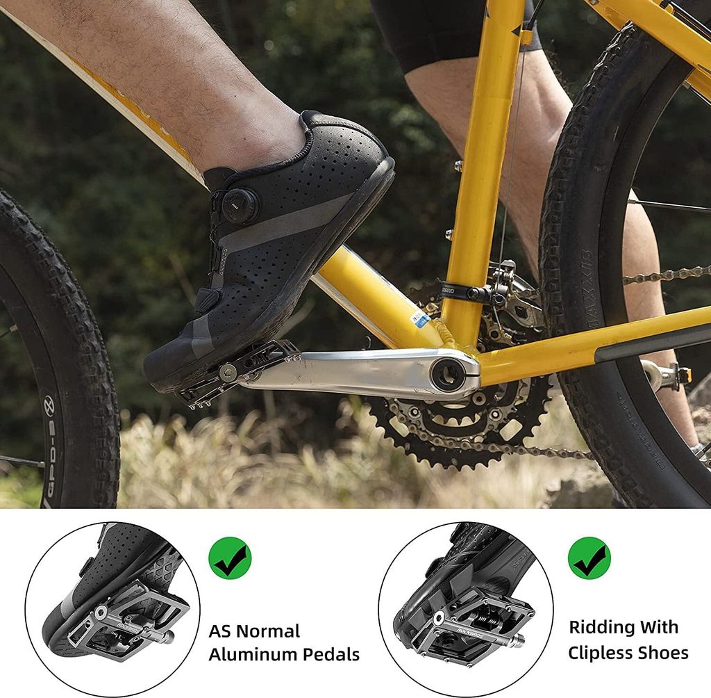 ROCKBROS Fahrradpedale 2 in 1 SPD Pedale/Plattform Pedale Produktbild 6