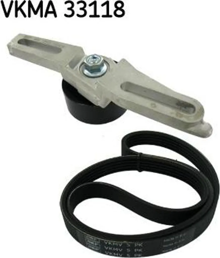 Kit SKF VKMA 33118 courroie trapézoïdale crantée haute résistance OE 5750R1