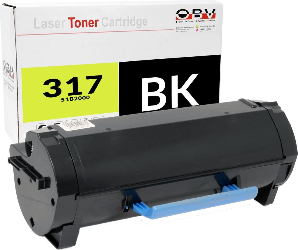 OBV Toner für Lexmark 51B2000 für MS317dn MS417dn MS517dn MS617dn MX317dn MX417de MX517de MX617de