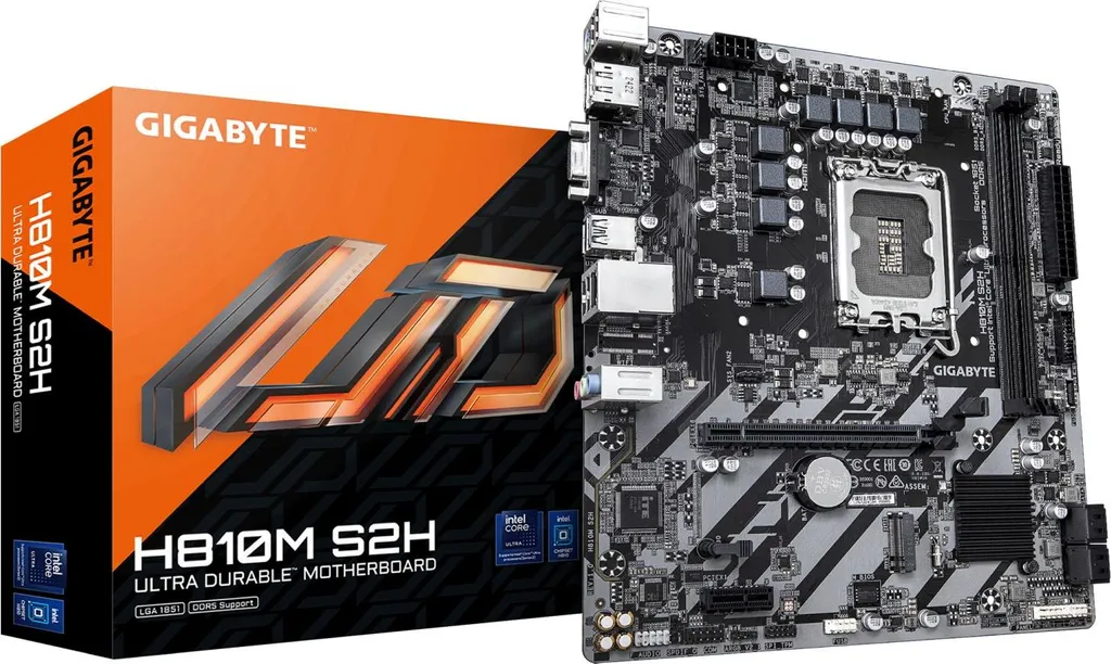 Carte mère Gigabyte H810M S2H Idéale pour PC Multimédia et Télétravail