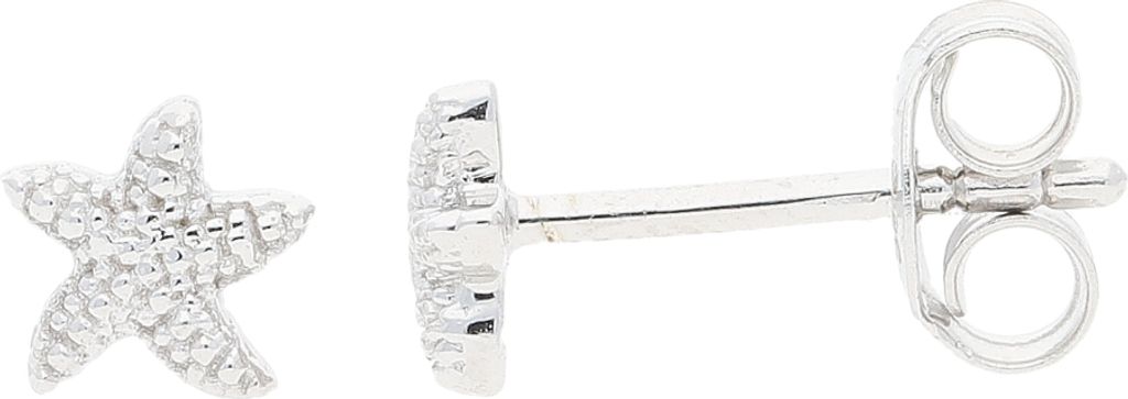 JuwelmaLux Ohrstecker Seestern 925 Silber rhodiniert JL10-06-2273