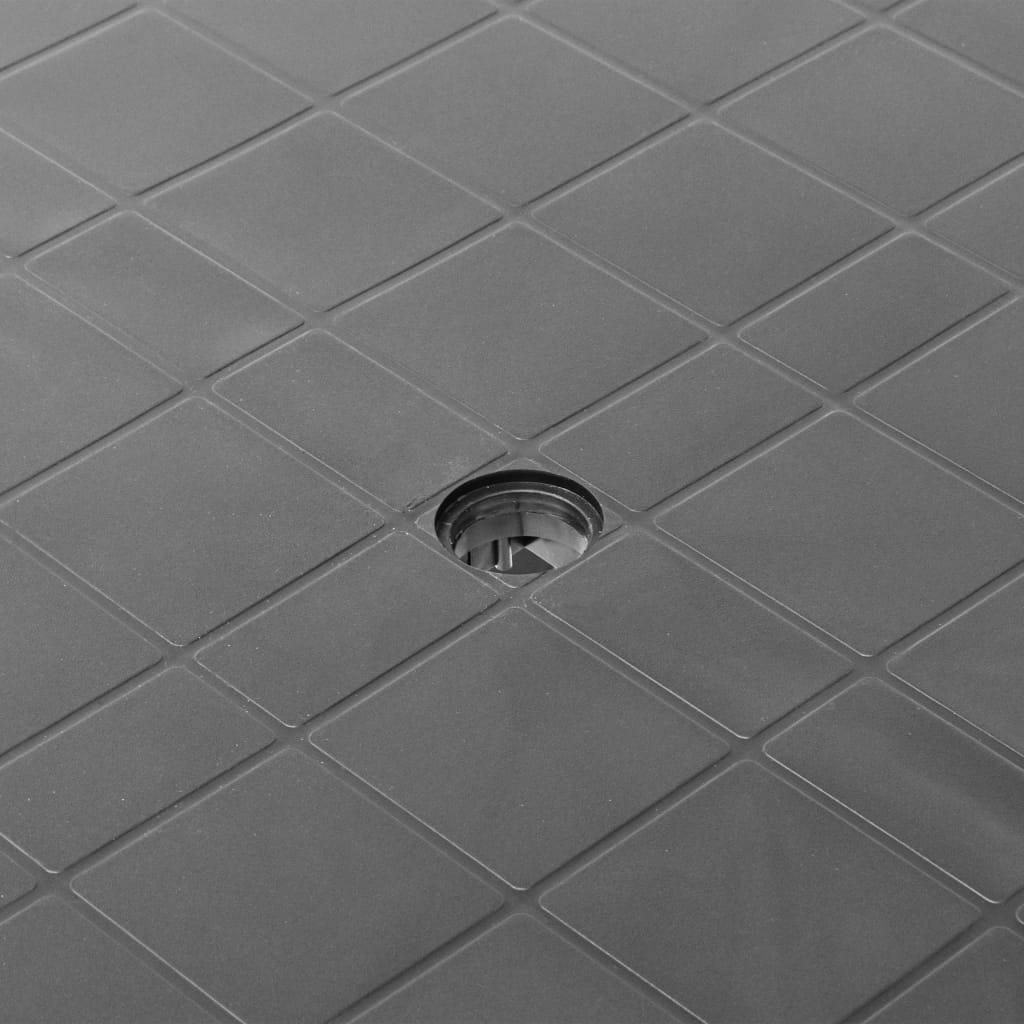 vidaXL Tavolo da giardino antracite 80 x 75 x 72 cm Immagine del prodotto 