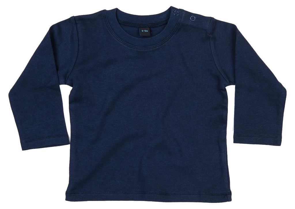 Babybugz - T-Shirt für Baby Langärmlig FK2188 (92) (Navy)