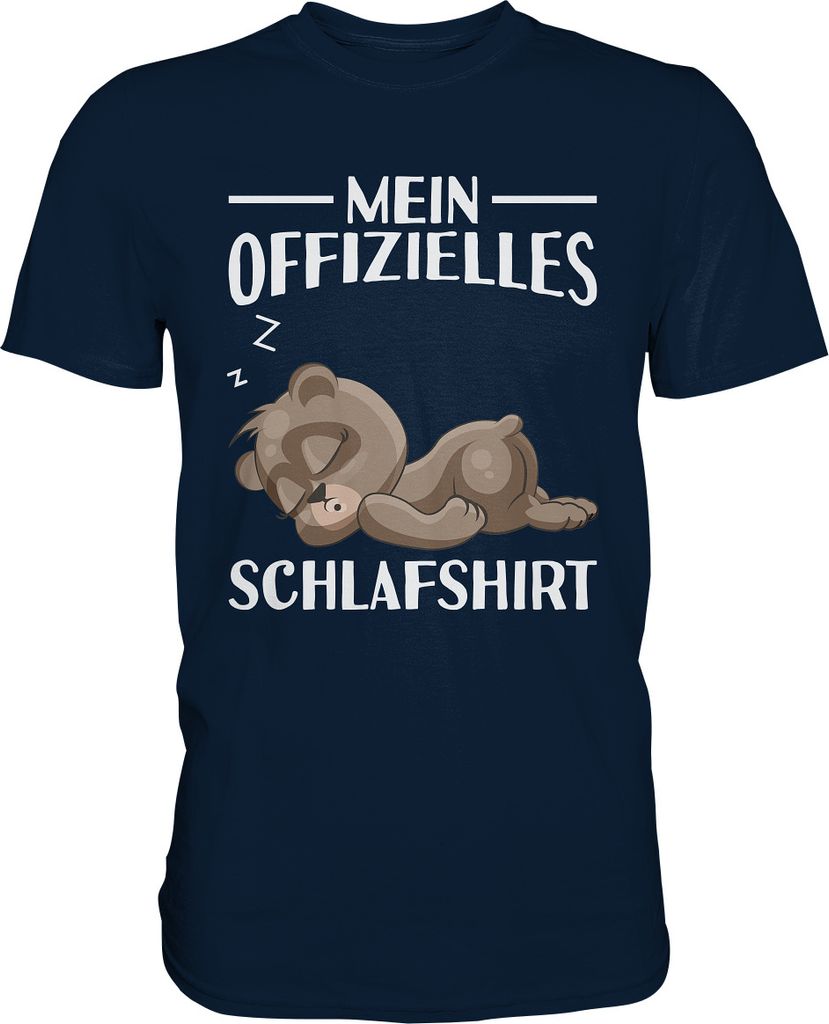 Offizielles Schlafshirt Nachthemd Schlafanzug Pyjama Bär Produktbild 