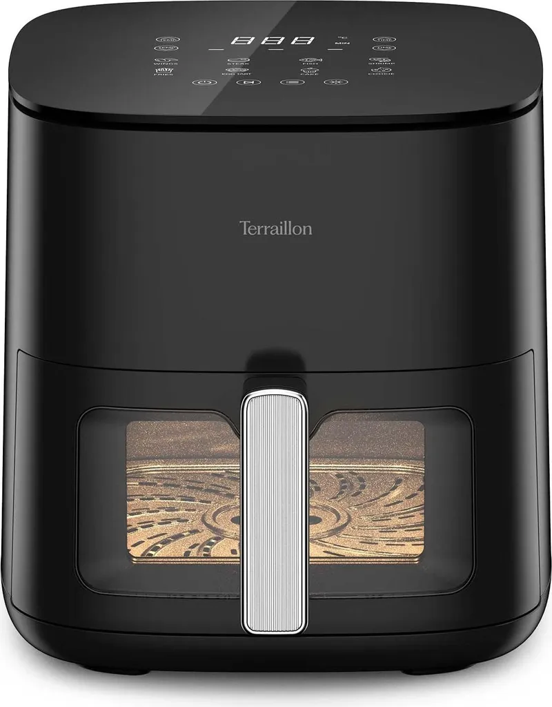 Friteuse sans huile Airfryer 7L Terraillon Cook&Fry XL Noire