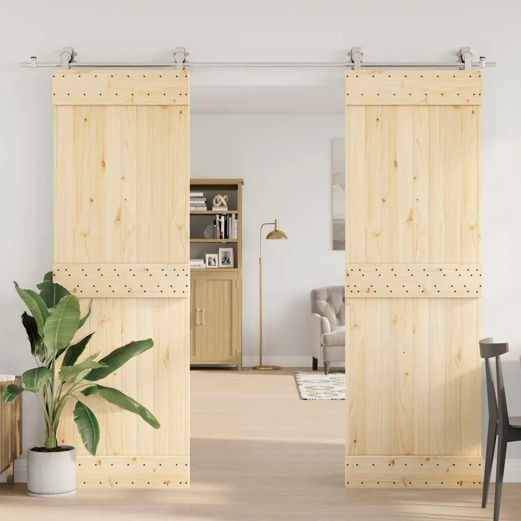 Supports de dérivation pour rails ronds de porte coulissante 4pcs Acier