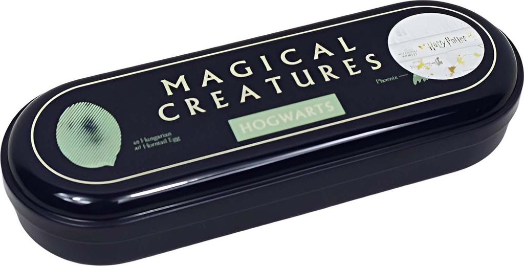 Harry Potter - Magische Kreaturen Metall-Federtasche (Schwarz)