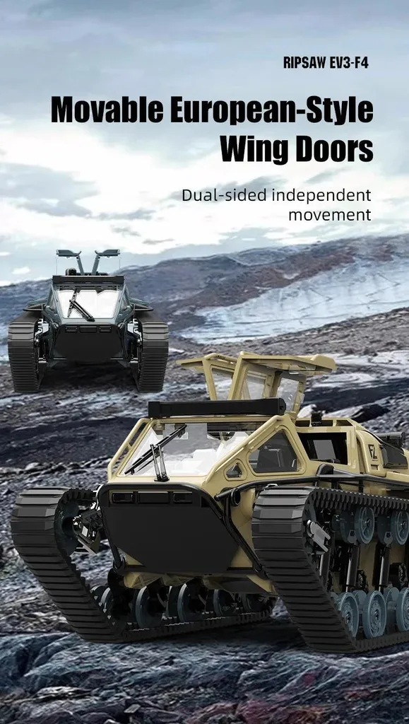 Char RC pour simulation de combat - Portée 50m et châssis en métal - 7