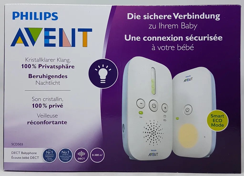 Philips AVENT SCD503/26 Écoute-bébé DECT avec Mode Smart ECO Basse Conso - 10