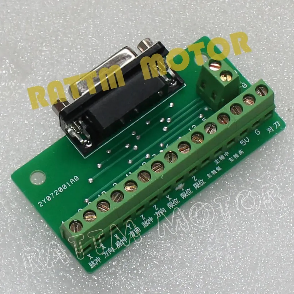 Carte de commande CNC 3 axes avec isolation optique USB