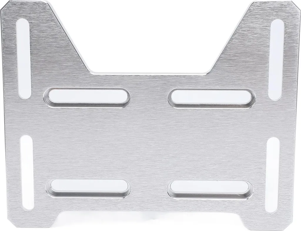 Support Moteur Anti-Vibration Argent en Aluminium pour Réparation Kart