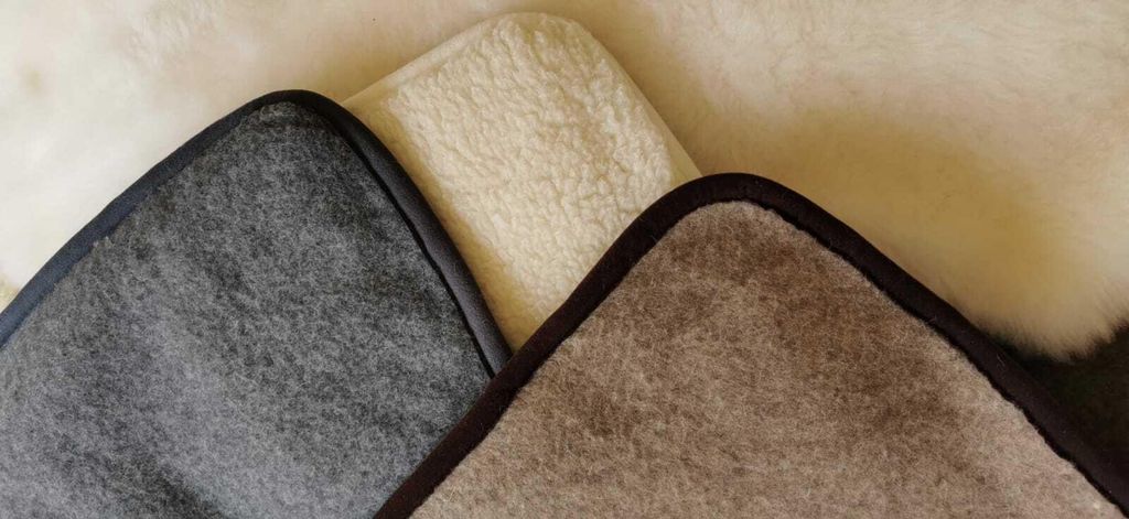 Wolle Tagesdecke aus Schurwolle Graublau 200 cm x 200 cm