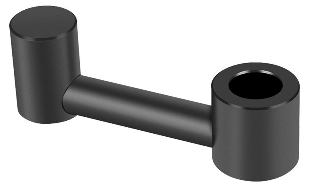 1 Stück versteckter kreativer Metallhaken für Autositzlehnen, Präzisionshaken aus oxidierter, gefrosteter, massiver Aluminiumlegierung.Schwarz