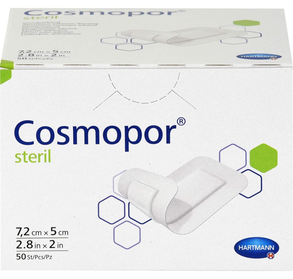 COSMOPOR STERIL 7,2X5CM, 50 St PFL Zdjęcie produktu 